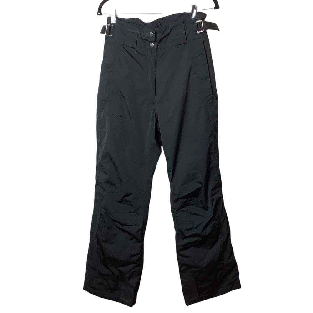 Venturi Schoffel Women’s Black Adjustable Waist  Zip Pocket Snow Pants Size 10